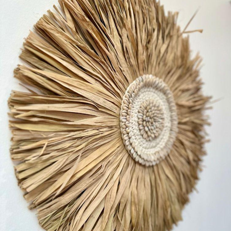 Straw - Jujuhat Paille et Coquillages 60cm - bohobloom.fr