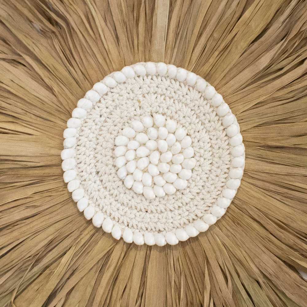 Bohy - Jujuhat Paille, Coquillages et Macramé 60cm