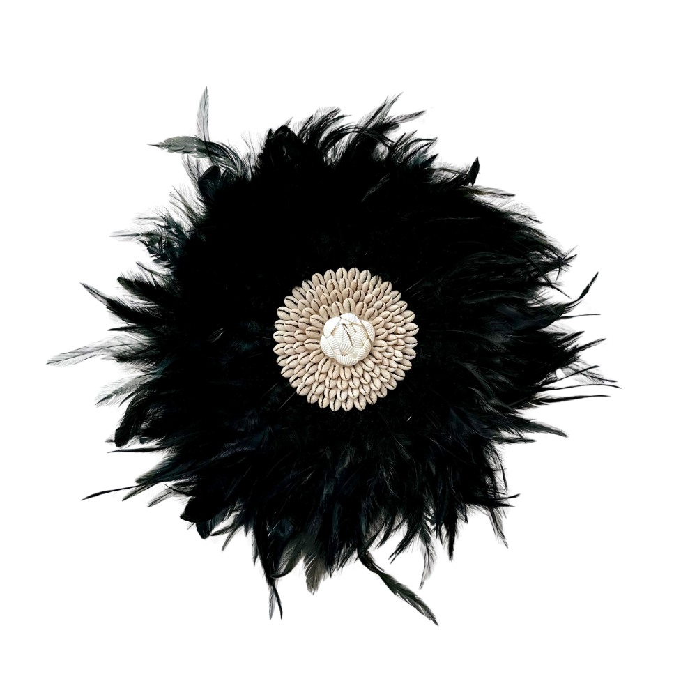 Shelly - Jujuhat Black Feather & Shells 30cm